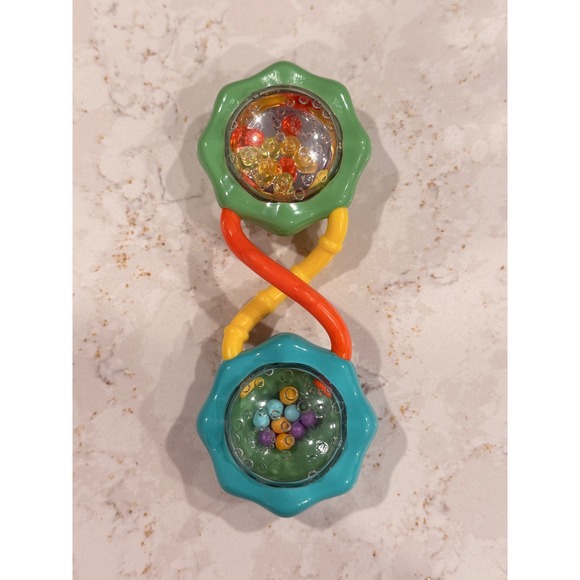 Bright Starts Other - Bright Starts Grab and Spin Rattle Infant Sensory‎ Toy Multi-Color 8672-8188